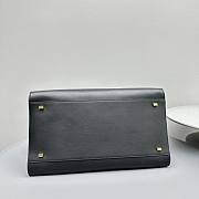Colestore The Row Soft Margaux 15 Bag Black in Leather 38.5x30x16cm - 2