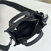 Colestore Marc Jacobs The Crystal Canvas Crossbody Tote Bag Black 18x15x8cm - 6