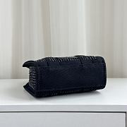 Colestore Marc Jacobs The Crystal Canvas Crossbody Tote Bag Black 18x15x8cm - 4