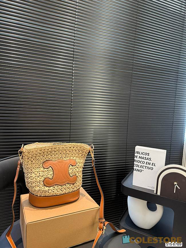Colestore Celine Small Bucket Cuir Triphome 19x25cm  - 1