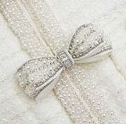 Colestore Cream Boucle Bow Mini Dress  - 2