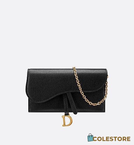 Colestore Dior Small Saddle Pouch With Chain 19x10.5x3.5CM - 1