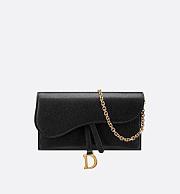Colestore Dior Small Saddle Pouch With Chain 19x10.5x3.5CM - 1