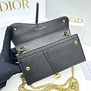 Colestore Dior Small Saddle Pouch With Chain 19x10.5x3.5CM - 3