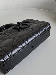 Colestore Dior Small Lady D-Sire My ABCDior Black 26x15x8cm - 5
