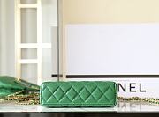 Colestore Chanel 24A Green Kelly Bag Gold Hardware 19x13x7CM - 3