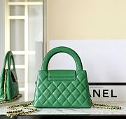 Colestore Chanel 24A Green Kelly Bag Gold Hardware 19x13x7CM - 4
