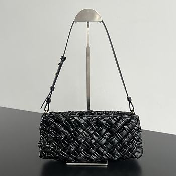 Colestore Bottega Veneta Kalimero Cha-Cha Black 28.5x15x6cm