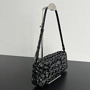Colestore Bottega Veneta Kalimero Cha-Cha Black 28.5x15x6cm - 6