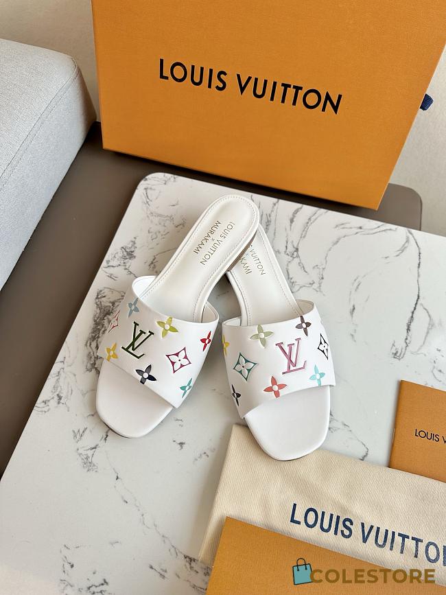 Colestore Louis Vuitton LV x TM 6AM Slipper White - 1