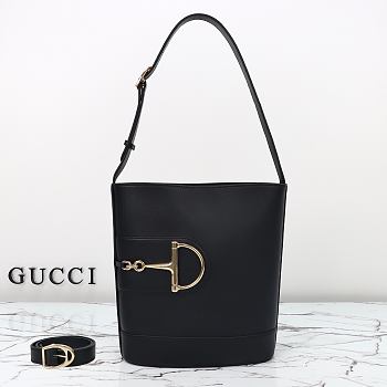 Colestore Gucci 73 Mini Bucket Bag Black 26x27.5x11.5cm
