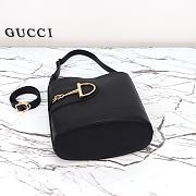 Colestore Gucci 73 Mini Bucket Bag Black 26x27.5x11.5cm - 3