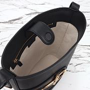 Colestore Gucci 73 Mini Bucket Bag Black 26x27.5x11.5cm - 2