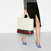 Colestore Gucci Cabas Small Bicolor Cotton Tote 40x38x17cm - 1