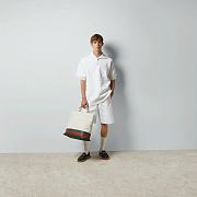 Colestore Gucci Cabas Small Bicolor Cotton Tote 40x38x17cm - 6