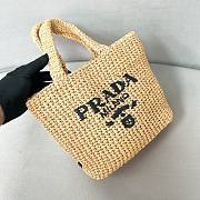 Colestore Prada Natural Small Crochet Tote Bag 24x24x8cm - 6