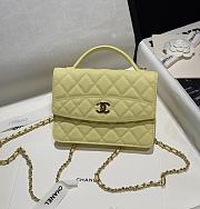 Colestore Chanel 25C Mini FlapBag Yellow 14x18x4.5cm - 1