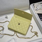 Colestore Chanel 25C Mini FlapBag Yellow 14x18x4.5cm - 6