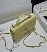 Colestore Chanel 25C Mini FlapBag Yellow 14x18x4.5cm - 5