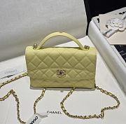 Colestore Chanel 25C Mini FlapBag Yellow 14x18x4.5cm - 2
