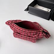 Colestore Chanel Coco Neige Hobo in Tweed 18x30x8cm - 5