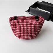 Colestore Chanel Coco Neige Hobo in Tweed 18x30x8cm - 4