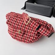 Colestore Chanel Coco Neige Hobo in Tweed 18x30x8cm - 3