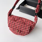 Colestore Chanel Coco Neige Hobo in Tweed 18x30x8cm - 2
