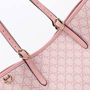 Colestore Gucci Emblem Medium Tote Bag In Light Pink 38x25.5x15cm - 4