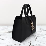 Colestore Gucci Small Jackie Tote Bag Black 24x17.5x8.5cm - 6