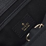 Colestore Gucci Small Jackie Tote Bag Black 24x17.5x8.5cm - 2