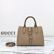Colestore Gucci Small Jackie Tote Bag Beige 24x17.5x8.5cm - 1