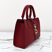 Colestore Gucci Small Jackie Tote Bag Red 24x17.5x8.5cm - 5