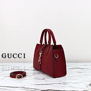 Colestore Gucci Small Jackie Tote Bag Red 24x17.5x8.5cm - 4