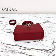 Colestore Gucci Small Jackie Tote Bag Red 24x17.5x8.5cm - 3