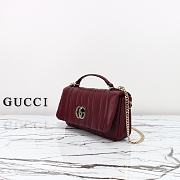 Colestore Gucci GG Milano Small Top Handle in Red 25.9x14x6.1cm - 5