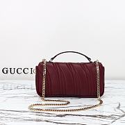 Colestore Gucci GG Milano Small Top Handle in Red 25.9x14x6.1cm - 3