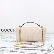 Colestore Gucci GG Milano Small Top Handle in White 25.9x14x6.1cm - 3
