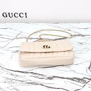 Colestore Gucci GG Milano Small Top Handle in White 25.9x14x6.1cm - 6