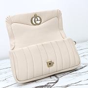 Colestore Gucci GG Milano Small Top Handle in White 25.9x14x6.1cm - 5