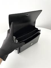 Colestore YSL Sunset Medium In Smooth Leather Black 22x16x8cm  - 4