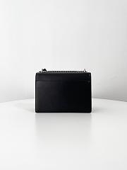 Colestore YSL Sunset Medium In Smooth Leather Black 22x16x8cm  - 6
