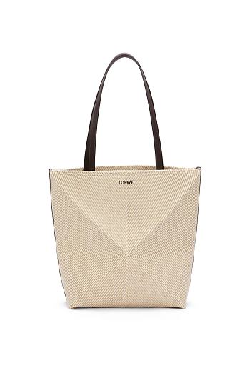 Colestore Loewe Puzzle Fold Canvas Tote Bag 25.5x14.5x31.5 