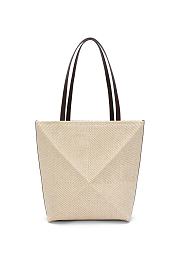 Colestore Loewe Puzzle Fold Canvas Tote Bag 25.5x14.5x31.5  - 2