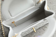 Colestore Chanel 25C White Kelly Bag  19x13x7CM - 2