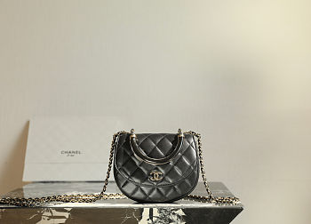 Colestore Chanel 25P Mini Enamel Handle Bag 16x14x6.5
