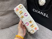Colestore Chanel Sequin Logo CC Small Single Flap Bag 20x15x7cm - 3