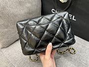 Colestore Chanel Lambskin Plexiglass Quilted Coco Love Mini Flap Bag  21x14x7cm - 3
