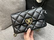 Colestore Chanel Lambskin Plexiglass Quilted Coco Love Mini Flap Bag  21x14x7cm - 2