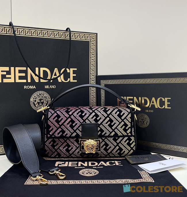Colestore Versace x Fendi 'FENDACE BAGUETTE SHOULDER BAG' 28x14x7.5cm - 1
